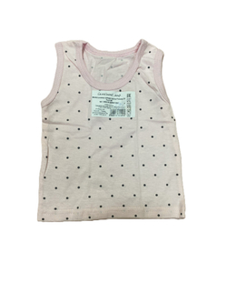 Майка на девочку из набивной кулирки на рост 68 см