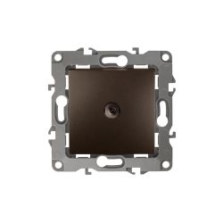 12-3101-13 ЭРА Розетка TV одиночная, IP20, Эра12, бронза | Эра 12 Бронза