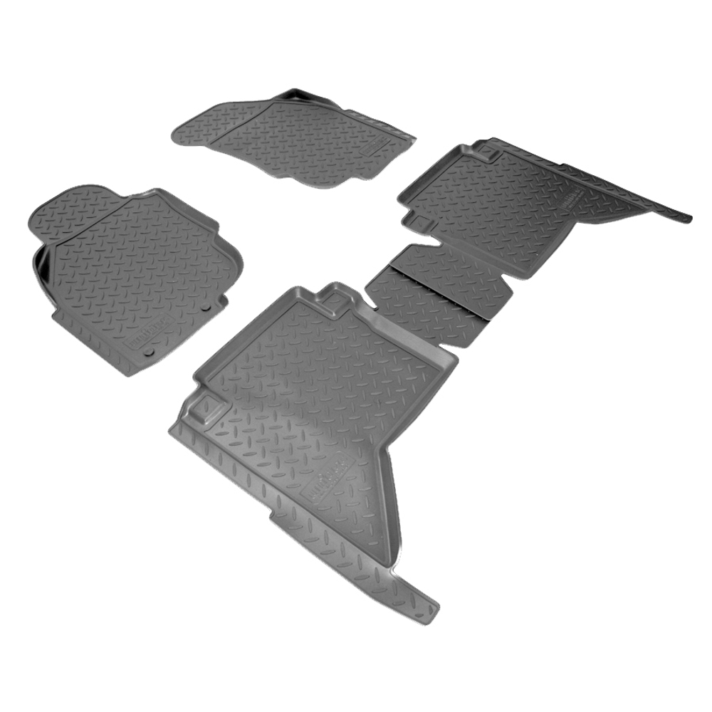 Ковры в салон Norplast/Unidec для Toyota Hilux в кузове N2 (2008-2011)Полиуретан, арт.NPL-Po-88-18