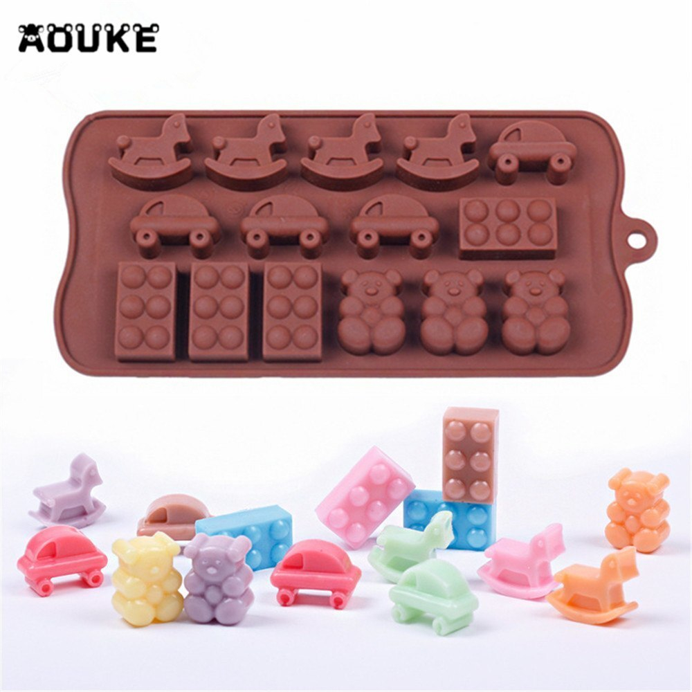 Форма для шоколада "детские игрушки" 21 х 11 х 1,5 см