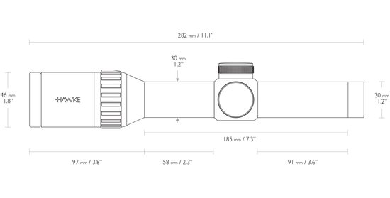 Оптический прицел Hawke Endurance 30 WA 1-4×24 L4A Dot (16300)