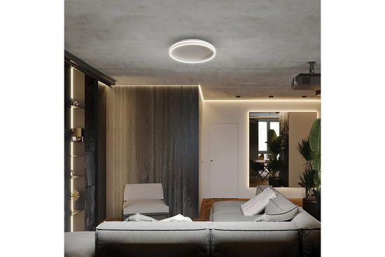 Светильник светодиодный управляемый с пультом 80W, Max. 4800Lum, 3000К-6500K, IP20, белый AL5880 SHI