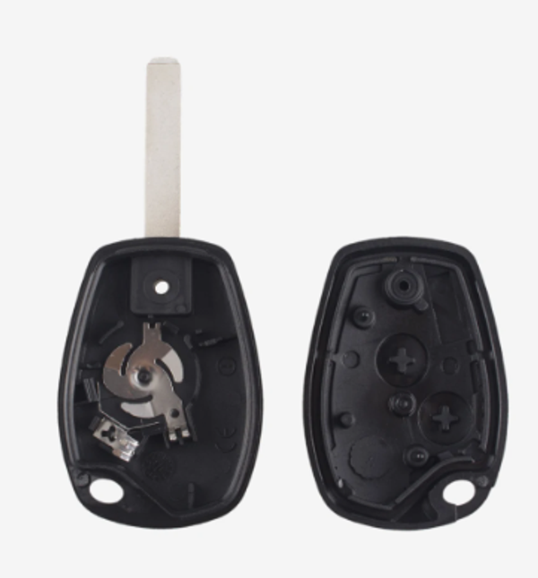Корпус дистанционного ключа для Renault, 2-кнопочный складной