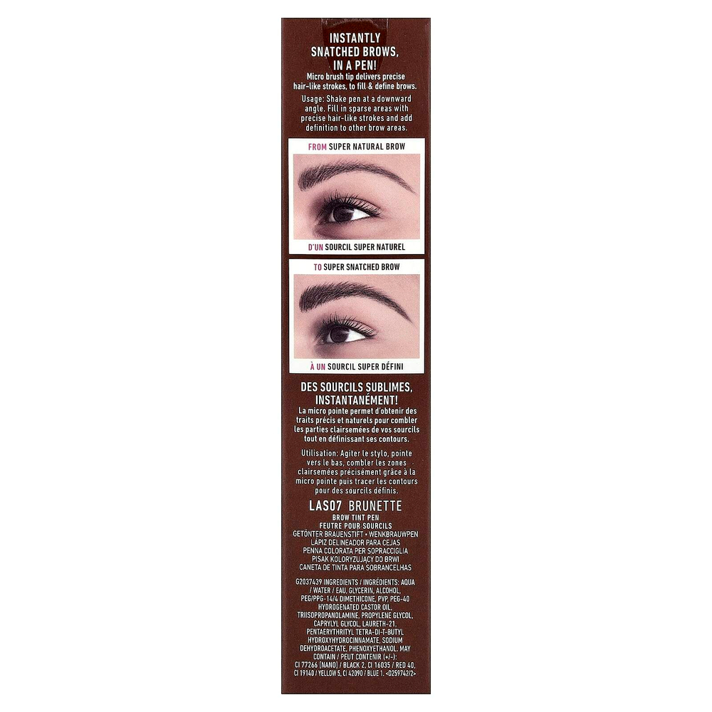 NYX Professional Makeup, Поднимите и бросьте! краска для бровей, оттенок 07 коричневый, 1 мл (0,03 жидк. унции)