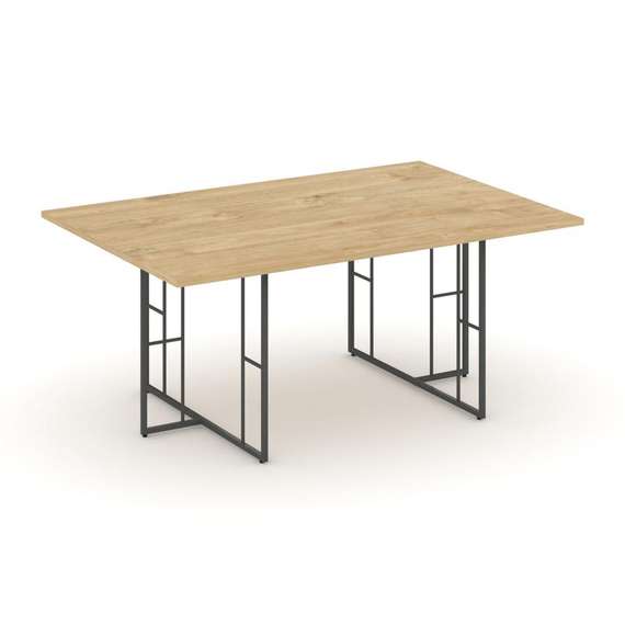 Rift Direct Стол переговорный RF.SPRG-002 Тиквуд Светлый/Металл Антрацит 1780*1180*750