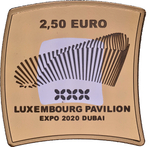 ЛЮКСЕМБУРГ, 2020, 2.50 ЕВРО [БИМЕТАЛЛ]