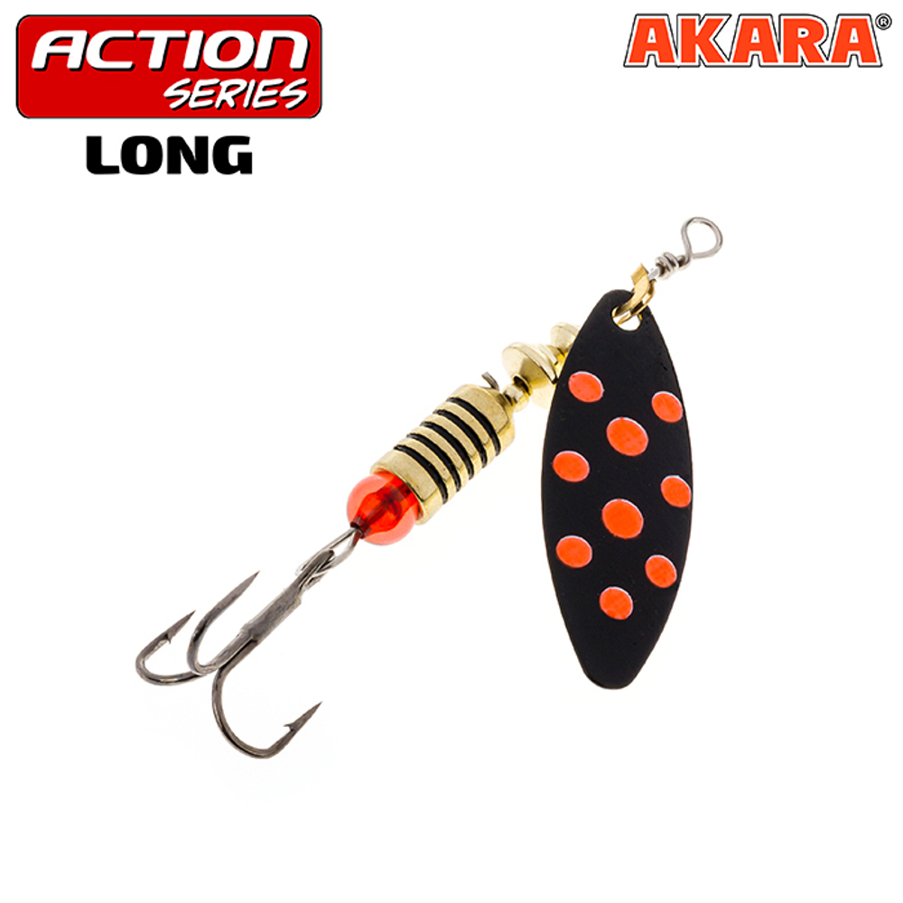 Блесна вращающаяся Akara Action Series Long 2 8 гр. 2/7 oz. A 8