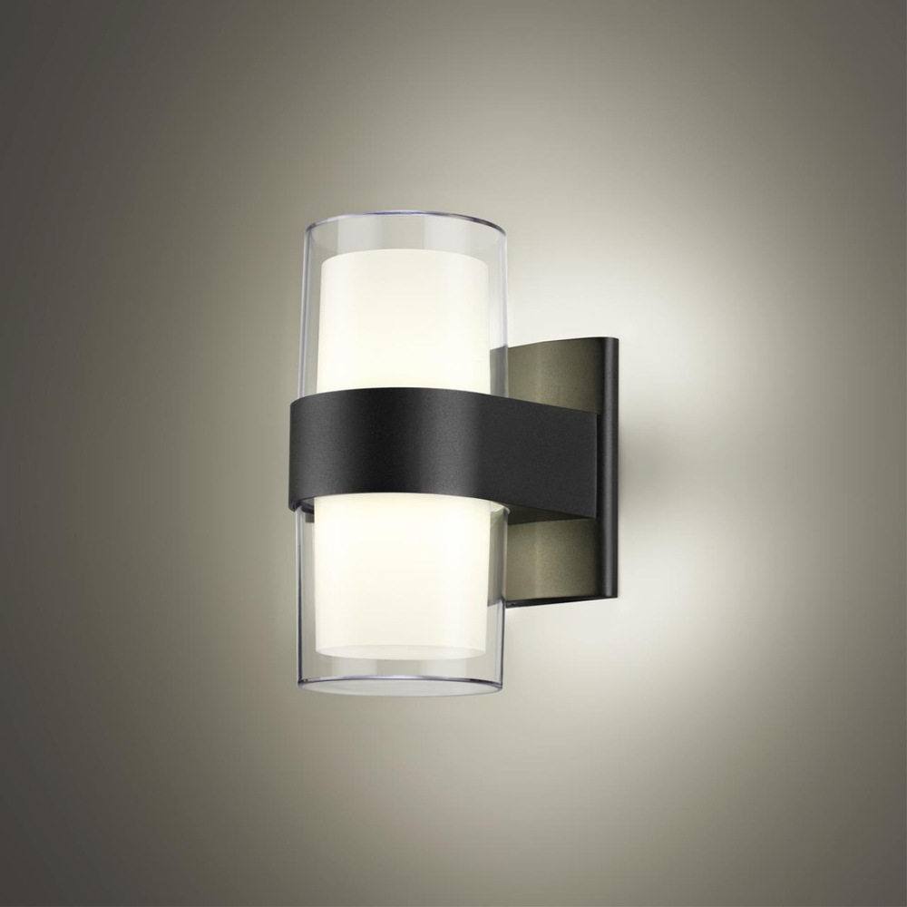 359298 STREET NT24 774 черный Светильник ландшафтный настенный IP65 LED 16W 4000K 175-265V OPAL