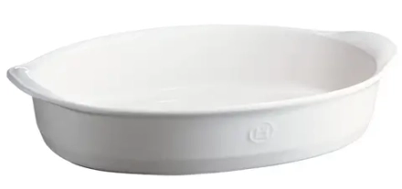 Emile Henry Форма для запекания овальная 41х26см, белая.
