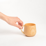 Деревянная кружка из кедра для напитков 200 мл. C70