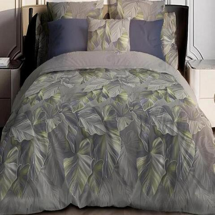 Комплект постельного белья "П37. ЛАЙМОВЫЙ СВЕТ", перкаль, 100% хлопок.