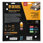 Пильный диск по дереву ф305 х 32 мм, 32 зубьев Denzel