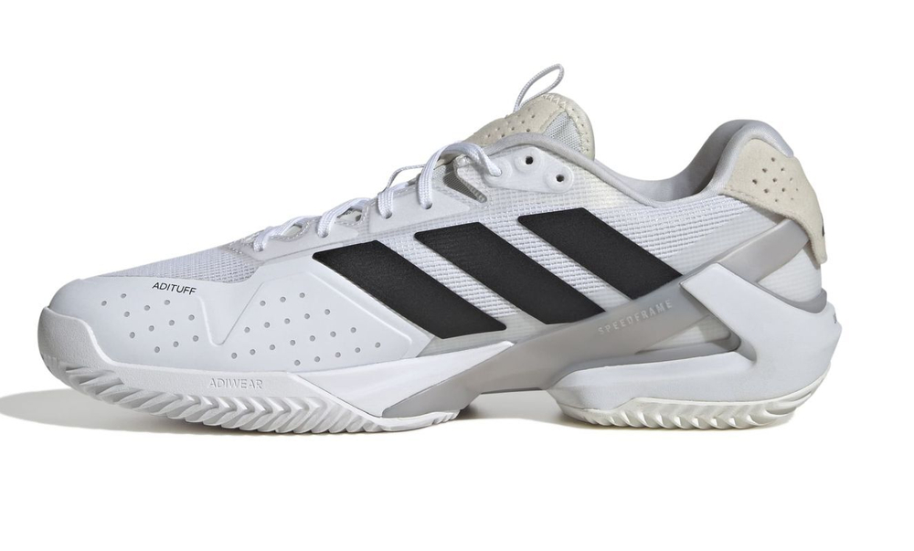 Мужские кроссовки теннисные Adidas Adizero Ubersonic 5 M Clay - белый