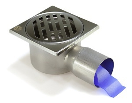 Трап нерж. 10 х 10 угл. (гориз.) TIM