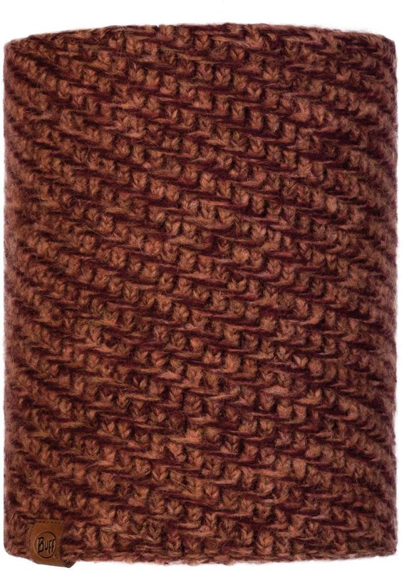 Вязаный шарф-труба с флисом Buff Neckwarmer Knitted Polar Agna Rusty Фото 1