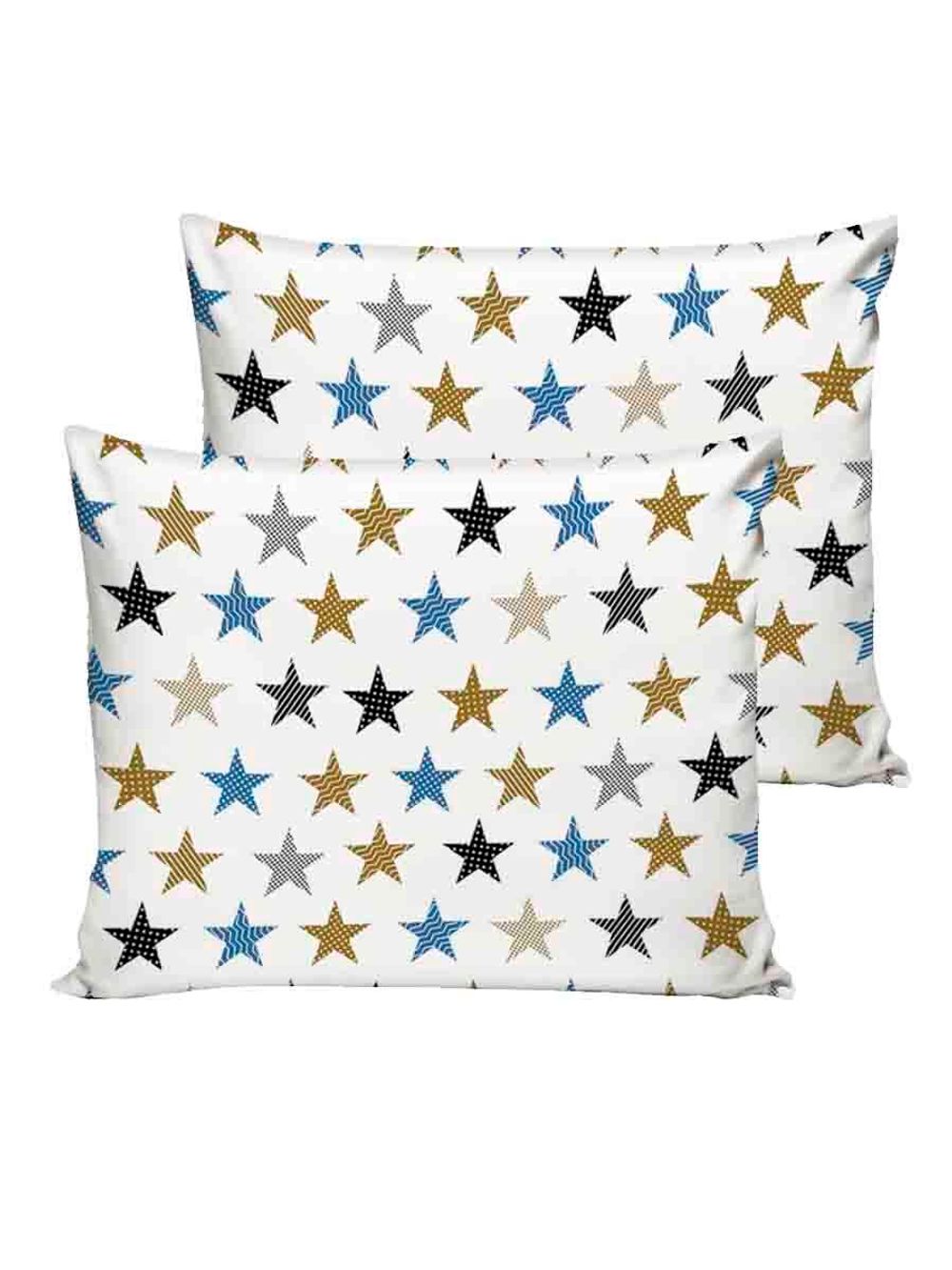 Наволочка комплект 2шт бязь Сказка "Звезды (печворк)" 50x70 см