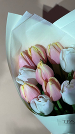 Букет "Нежная весна", Тюльпаны 15шт