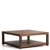 Приставной столик Norani 90x90х36 см, массив акации