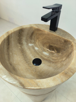 Раковина напольная из оникса Sunset ON-61352 (45*45*90)