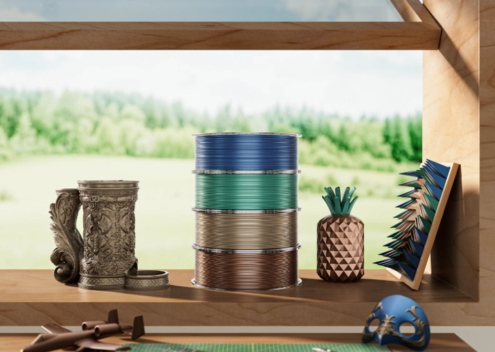 PLA Metallic пластик Elegoo для 3D принтера 1 кг