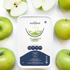 Пюре Яблоко  AGROBAR 1 кг.