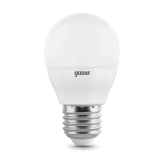 Лампа светодиодная диммируемая Gauss E27 7W 3000K матовая 105102107-D