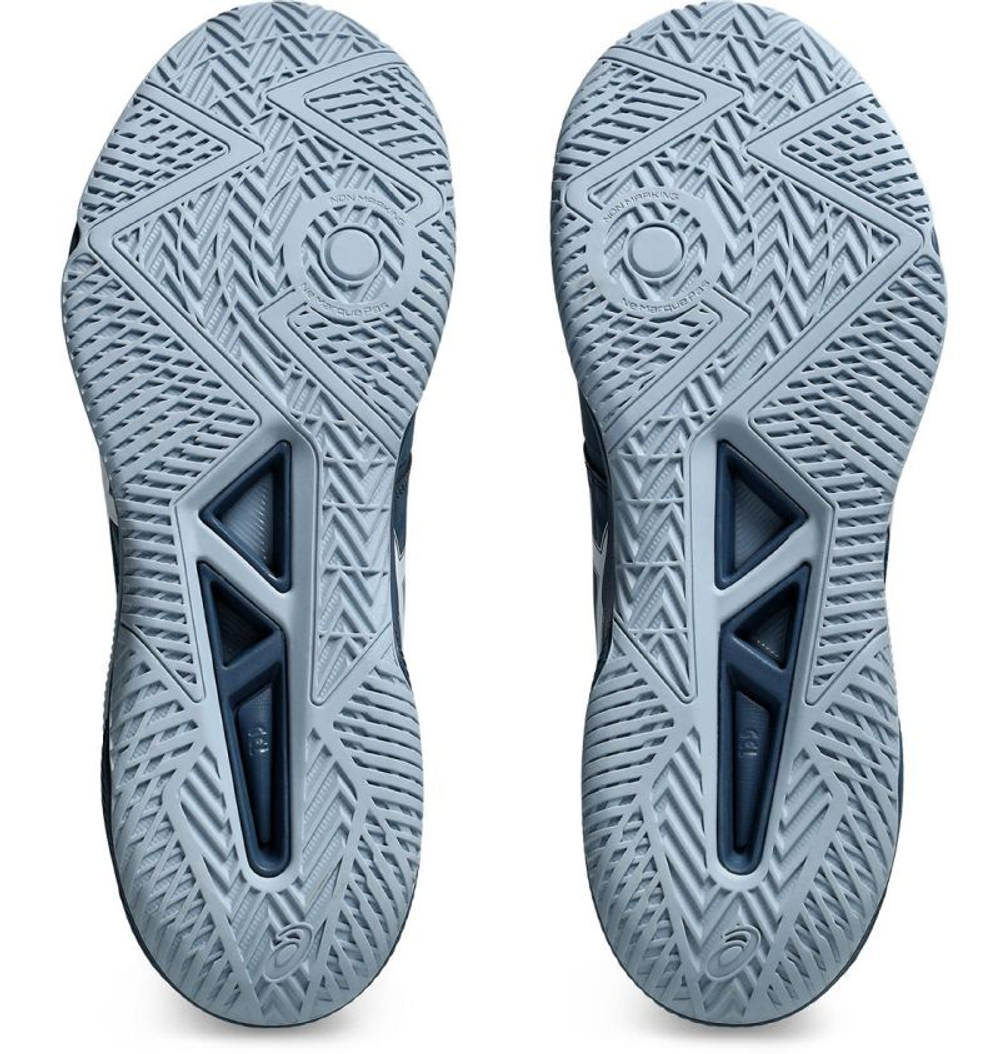 Мужские кроссовки для бадминтона/сквоша Asics Gel-Tactic 12 - винтажный индиго/белый