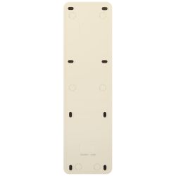 Розетка Intro Quadro 2-210-02 пятиместная с заземлением 5х2P+E 16А-250В IP20 ОУ слоновая кость | Intro Quadro