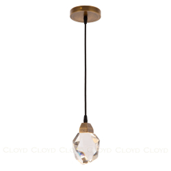 Подвесной светильник Cloyd BOZON-A P1 / выс. 16 см - латунь темная (арт.10723)