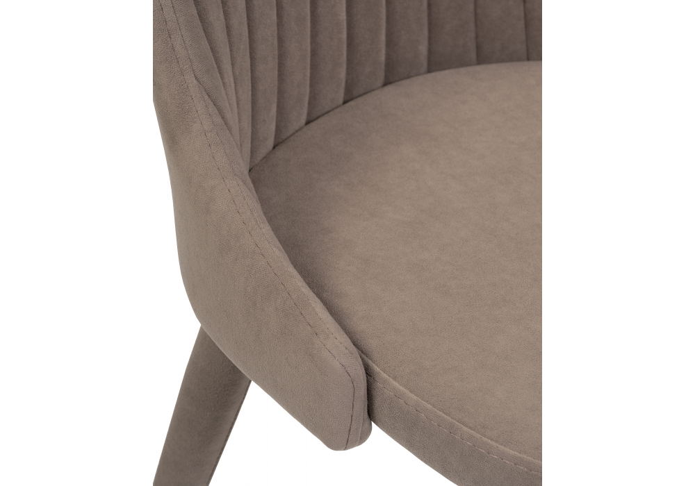 Стул на металлокаркасе Woodville Морос с чехлом катания мокка, ножки коричневые