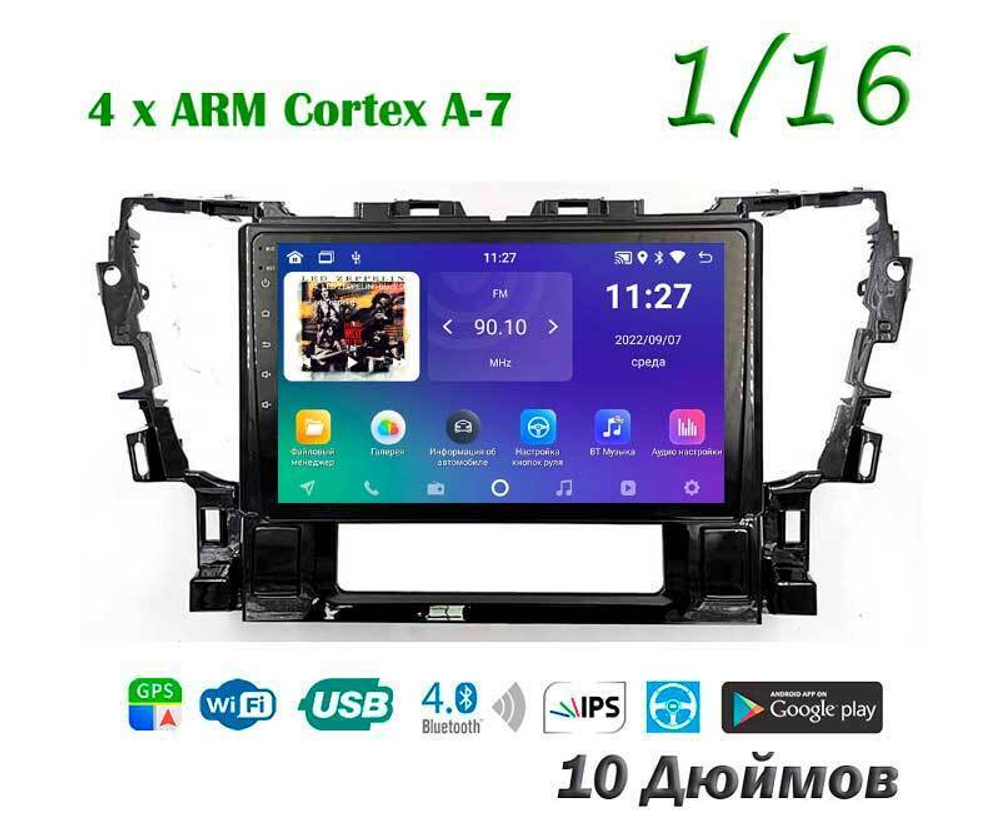 Topway TS7 1+16GB 8 ядер для Toyota Alphard 2015-2020