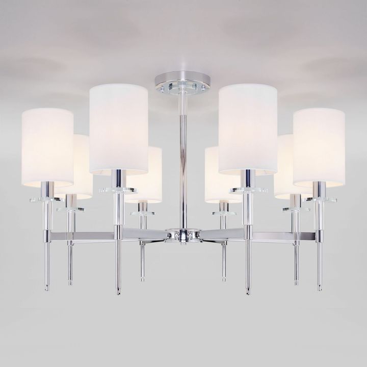 Подвесная люстра Eurosvet Brielle 60132/8 хром