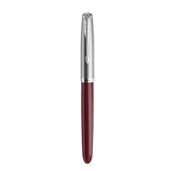 Перьевая ручка Parker 51 CORE BURGUNDY CT, перо: F, цвет чернил: black/blue, в подарочной упаковке.