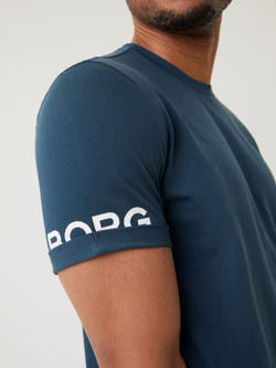 Мужская теннисная футболка Björn Borg Borg Breeze T-Shirt - navy
