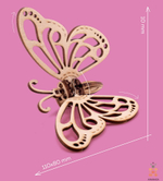 Бабочка UNIT (UNIWOOD) - Деревянный конструктор, 3D пазл, сборная модель