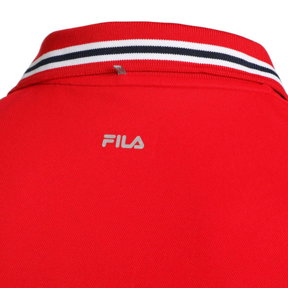 Мужское теннисное поло Fila Piro Polo Men - Red, White