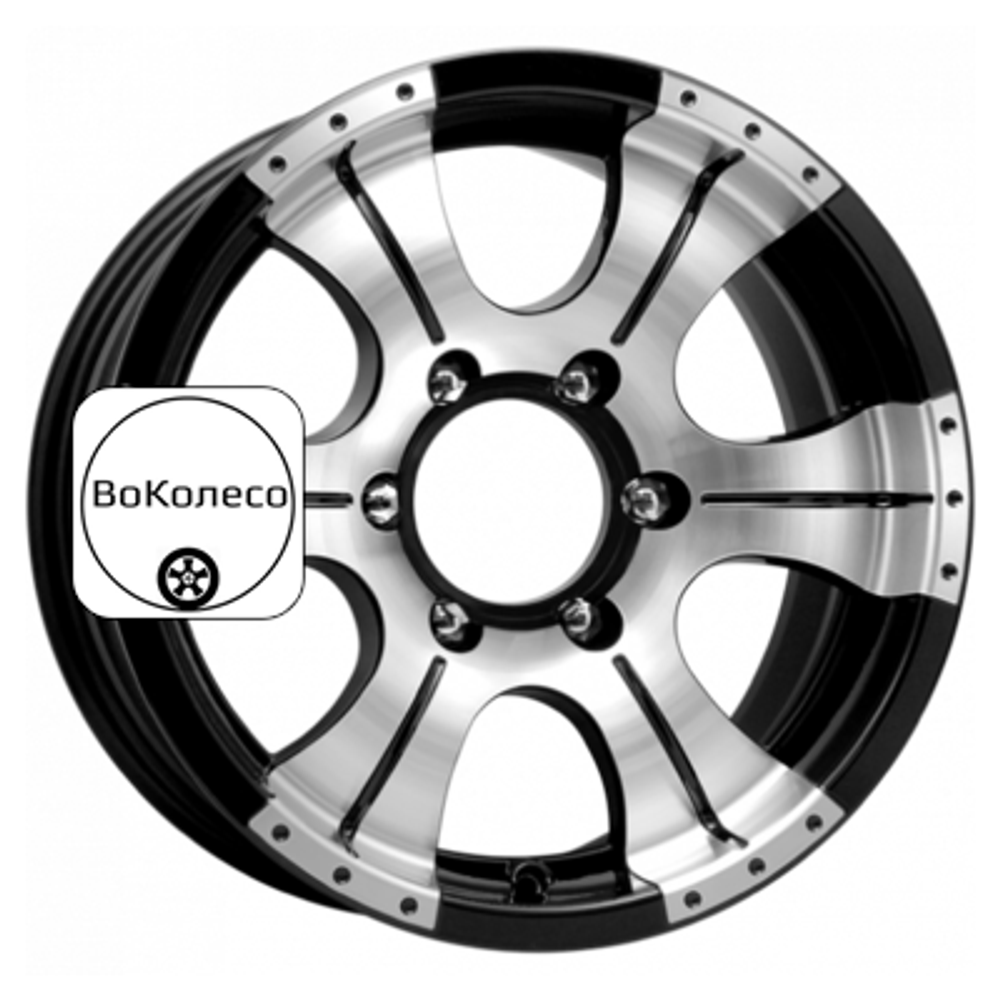 7x15/5x139,7 ET-5 D110,1 Байконур (КС473) Алмаз черный K&K