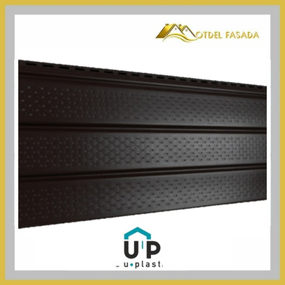 Софит Ю-Пласт Классика Графит перфорированный  3000* 300мм