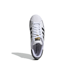 Кроссовки Adidas Originals Superstar Wordmark Heel Stripe - White Black