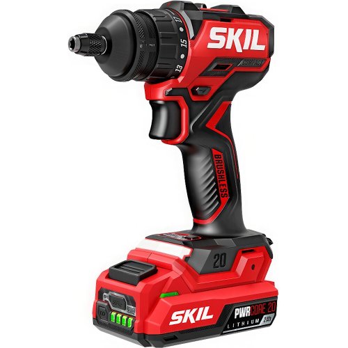 Дрель-шуруповерт аккумуляторная SKIL QD6293 с 4-мя насадками,2АКБ(2Ач)+ЗУ