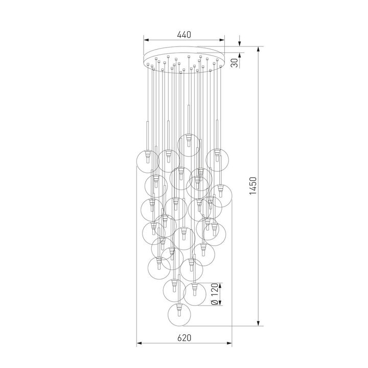 Подвесная люстра TK Lighting 10099 Nilos