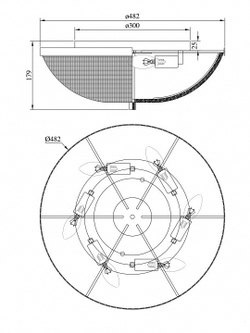 Накладной светильник Maytoni C046CL-06N