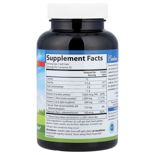 Carlson, ACES®, витамины A, C, E и селен, 90 мягких таблеток