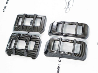 JETOUR T2 Комплект защитных пластиковых накладок на оптику (перед/зад)