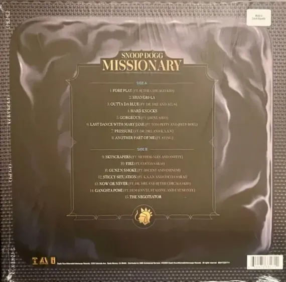 Snoop Dogg – Missionary (Coloured Picture) LP