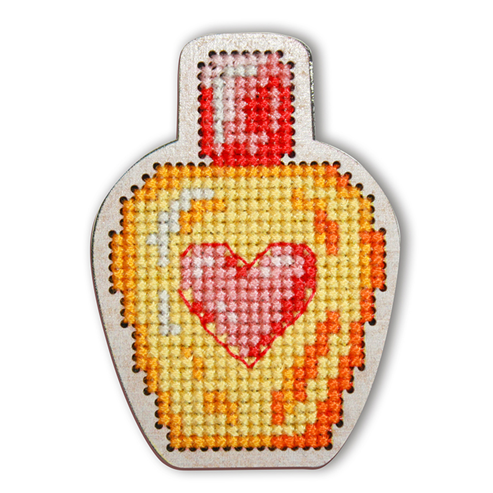 Коллекция:	Вышивка по перфорированной форме¶Название по-английски:	Wooden cross-stitch kit¶Название