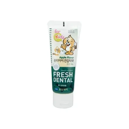 Детская зубная паста Hanil Kids Fresh Dental Apple Flavor с экстрактом яблока 80г