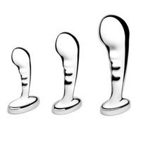 Набор стальных стимуляторов простаты 8,3; 10,3; 13см b-Vibe Stainless Steel P-Spot Training Set BV-054