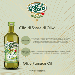 Оливковое масло Goccia D'oro рафинированное 1л Италия