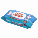 Салфетки влажные 72 шт. АНТИБАКТЕРИАЛЬНЫЕ с пластиковым клапаном LAIMA "Antibacterial" (8 штук в упаковке)